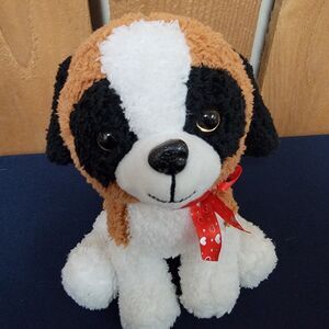 Plush Stuffed Valentines Dog Puppy 7 In
